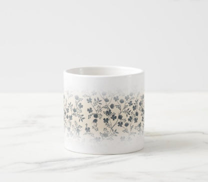 Ceramic Mug - Vines of paradies/navy blue
