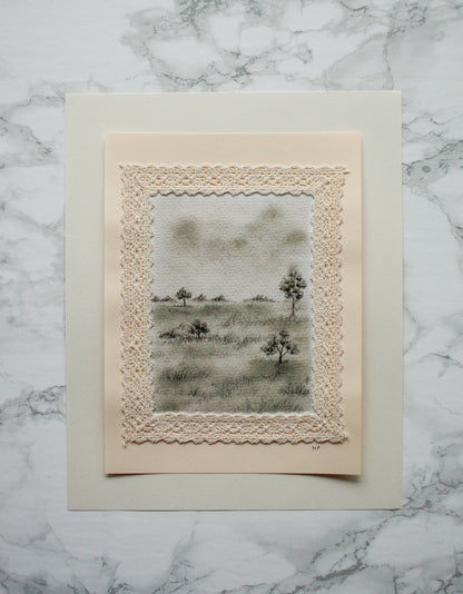 Art Print 462 - Print & Lace Series by Natasha Prévost