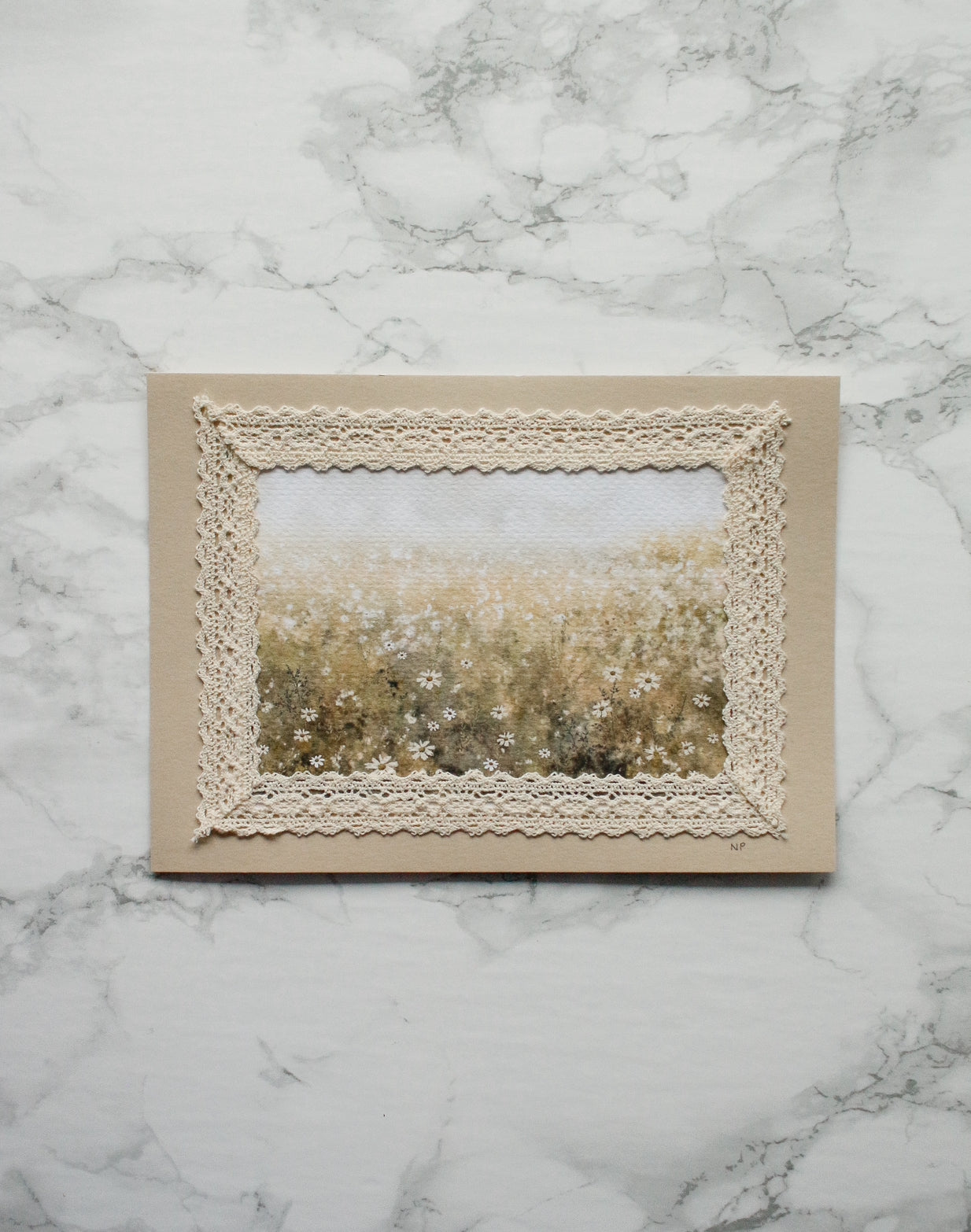 Art Print 468 - Print & Lace Series by Natasha Prévost