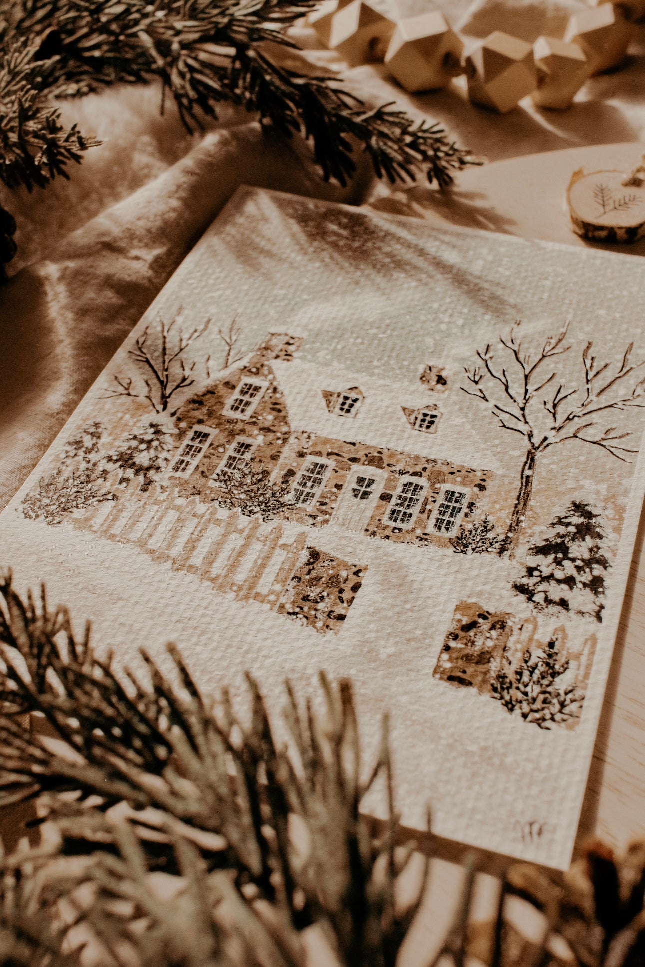 Print 365-Maison de pierres-Daytime