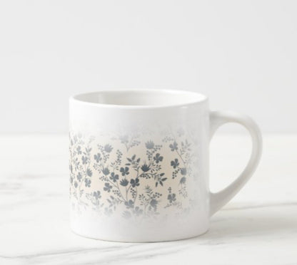 Ceramic Mug - Vines of paradies/navy blue