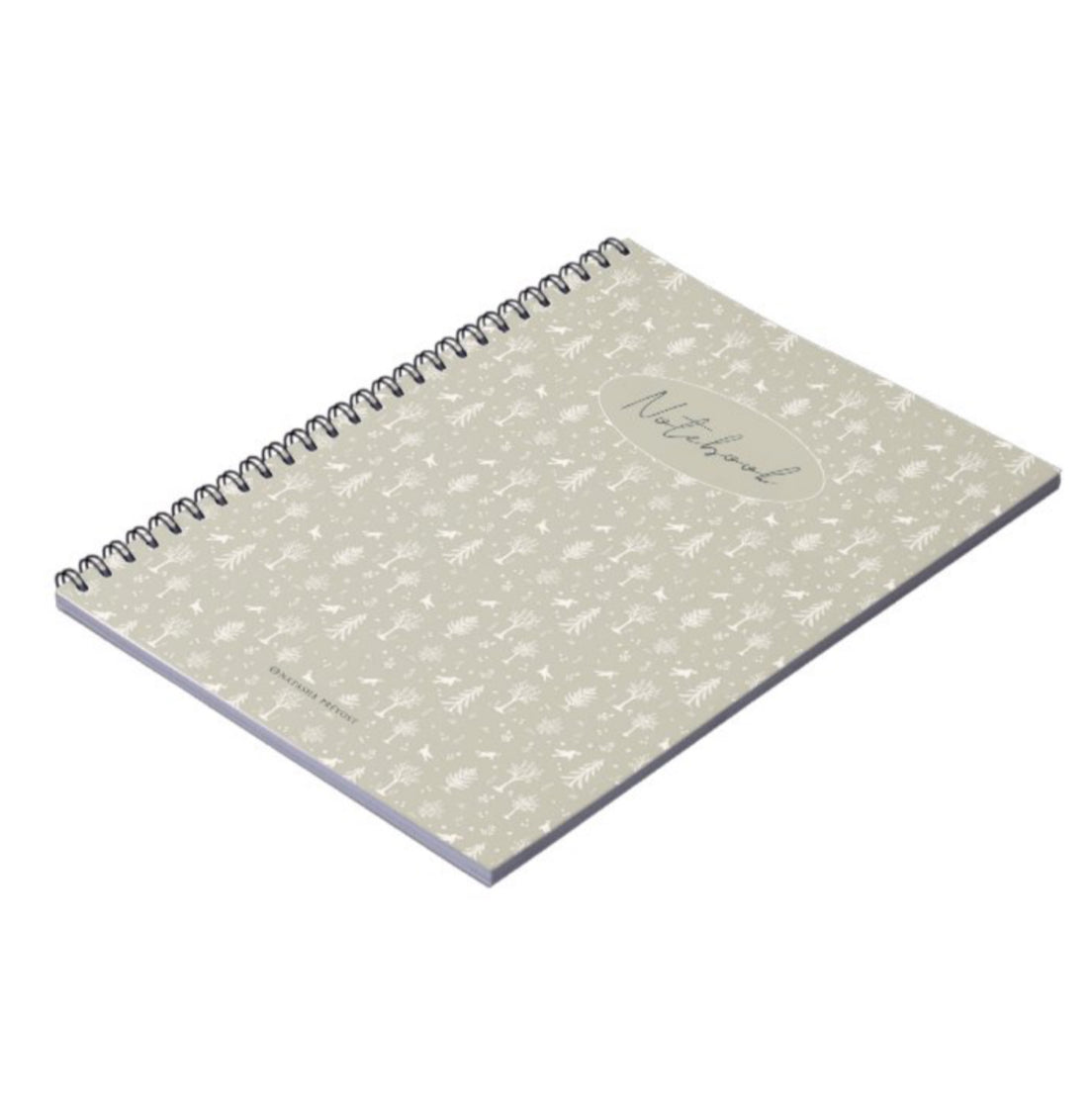 Illustrated Notebook - Forest & Birds by Natasha Prévost