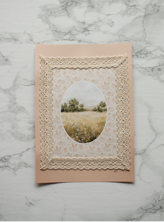 Art Print 467 - Print & Lace Series by Natasha Prévost