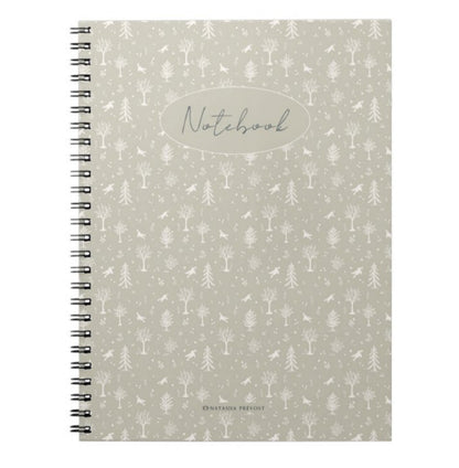 Illustrated Notebook - Forest & Birds by Natasha Prévost