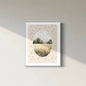 Print 440- Dreamy Flower Field & Trees-oval