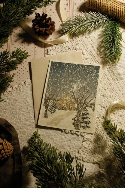 Art Print / Postcard with Envelope - 4"x6" - Textured Paper by Natasha Prévost