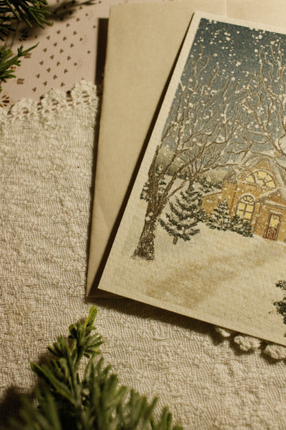 Art Print / Postcard with Envelope - 4"x6" - Textured Paper by Natasha Prévost