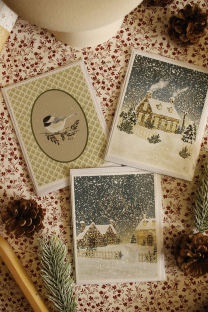 Art Print / Postcard sets with Envelope - 4"x6" - Textured Paper by Natasha Prévost