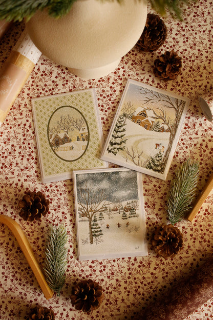 Art Print / Postcard sets with Envelope - 4"x6" - Textured Paper by Natasha Prévost