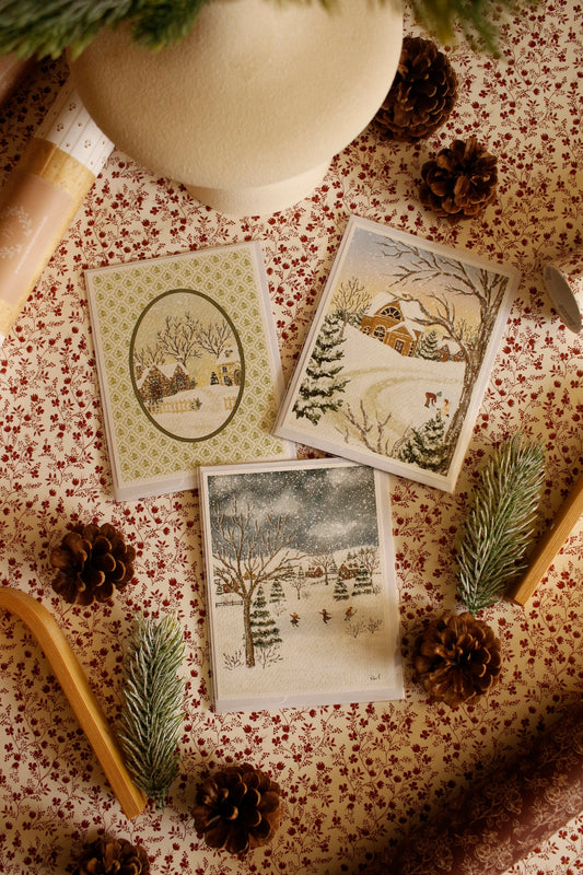 Art Print / Postcard sets with Envelope - 4"x6" - Textured Paper by Natasha Prévost