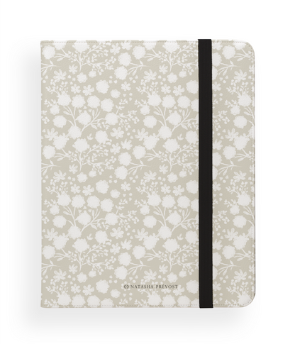 Ambiance Délicate Monochrome iPad Folio