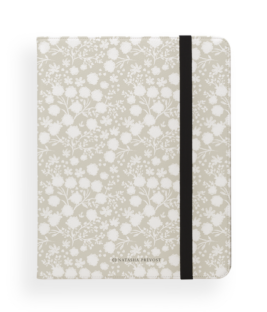 Ambiance Délicate Monochrome iPad Folio