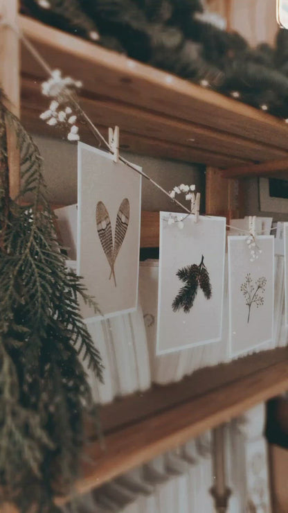 Decorative Clothesline- 4,5”x5,5”-Vie de campagne