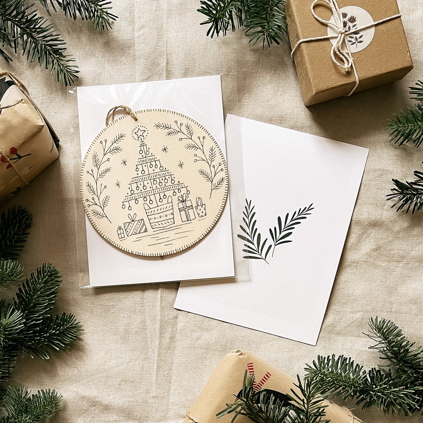 Décoration en bois-Boule 5"-modèles multiples