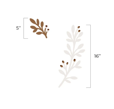 Wall Stickers Set - Soft Foliage by Natasha Prévost
