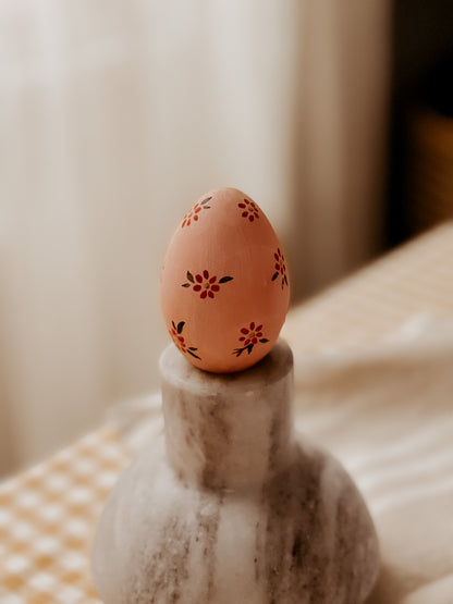 Oeuf décoratif peint à la main-Série printemps 2023- No.5