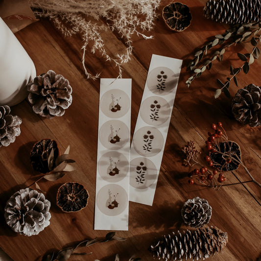 Gift wrapping stickers-Ensemble 5