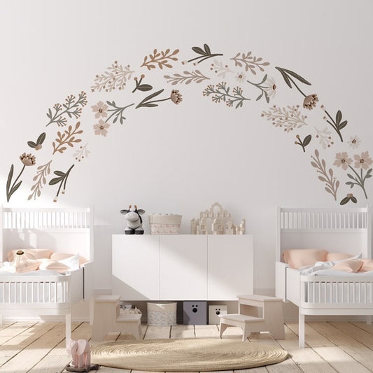 Wall Stickers Set - Flora Pastel by Natasha Prévost