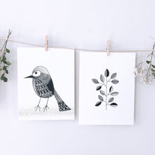 Decorative Clothesline-Four birds & leaf design