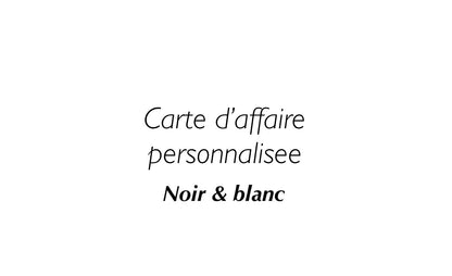 CMI- Carte d’affaire personnalisée recto-verso