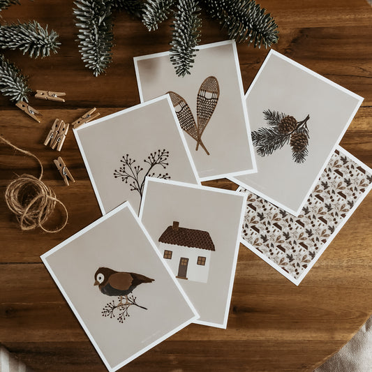 Decorative Clothesline- 4,5”x5,5”-Vie de campagne