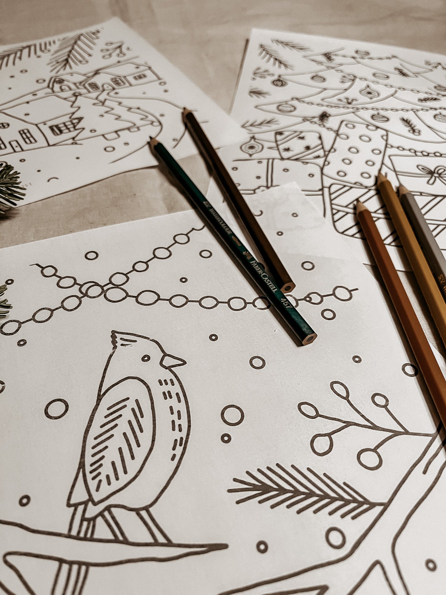 Print-Holiday Collection-Trio à colorier-Version numérique