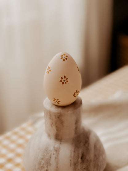 Oeuf décoratif peint à la main-Série printemps 2023- No.7