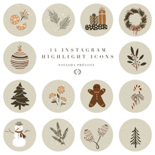Instagram Highlight Icons-14 illustrations-Holiday Theme