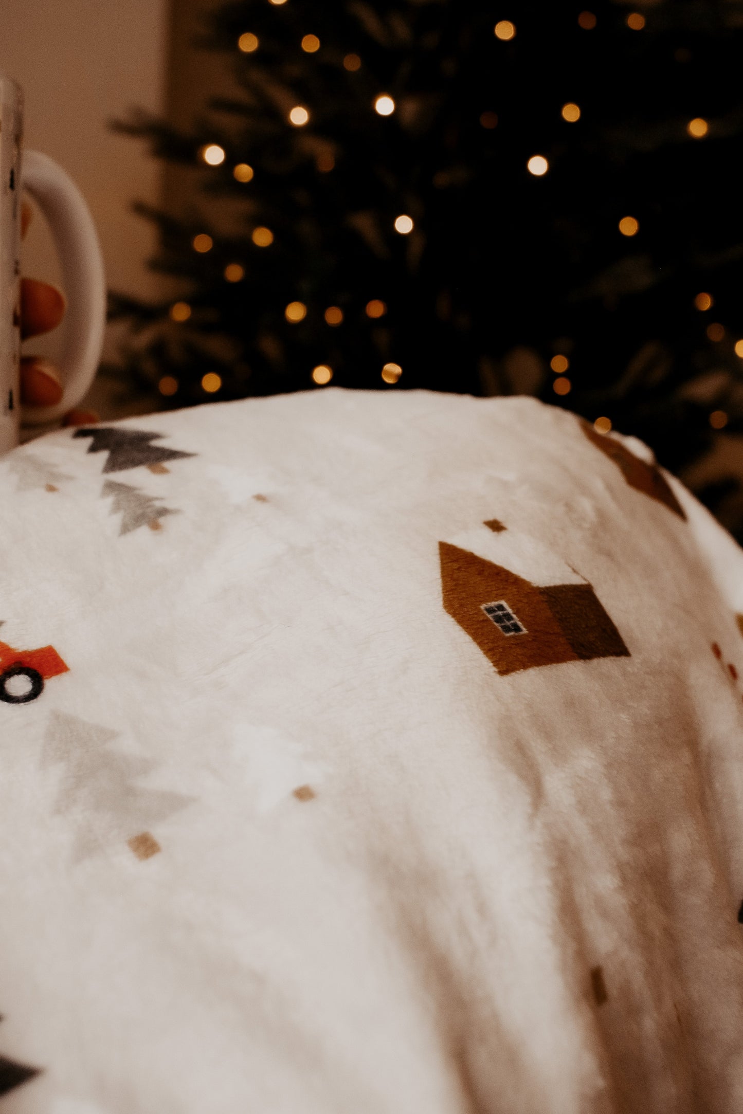 Couverture en polaire doux-Village des fêtes