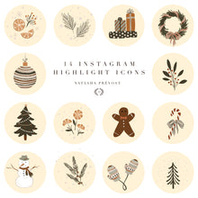 Instagram Highlight Icons-14 illustrations-Holiday Theme