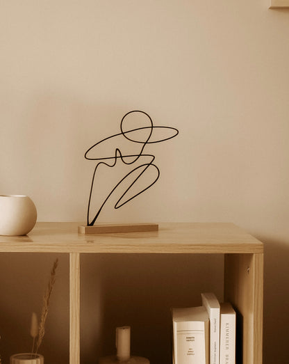 3D Illustration - Hat Lady by Natasha Prévost