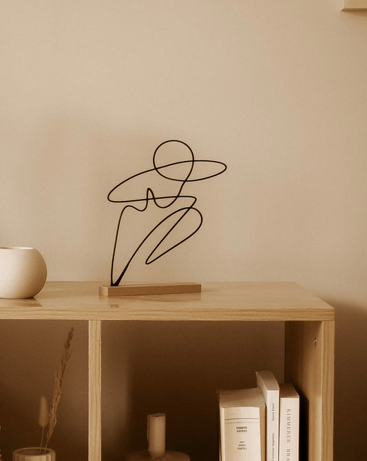 3D Illustration - Hat Lady by Natasha Prévost