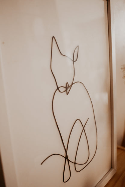 3D Illustration - Cat Oneline by Natasha Prévost