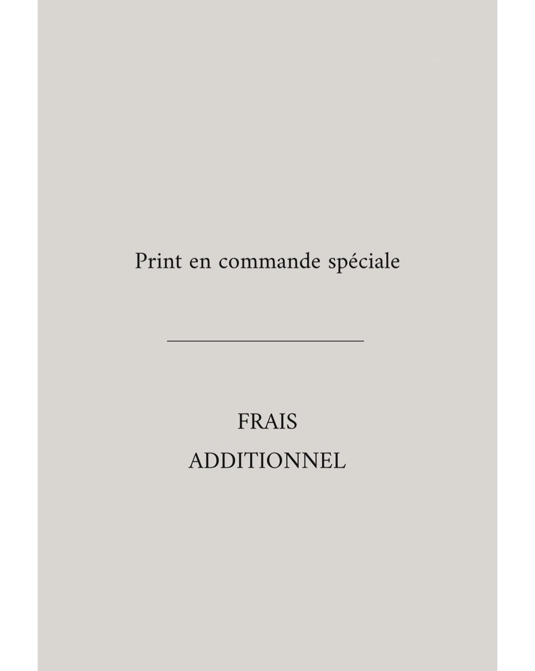 Print Change Fee - Framed Illustrations Section