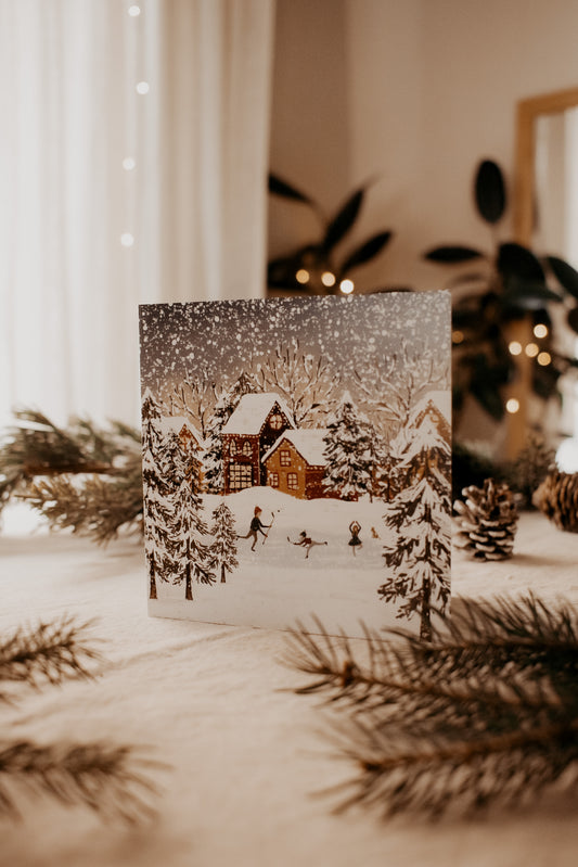 Greeting Card-5"x 5”-Holiday Collection-If only in my dreams