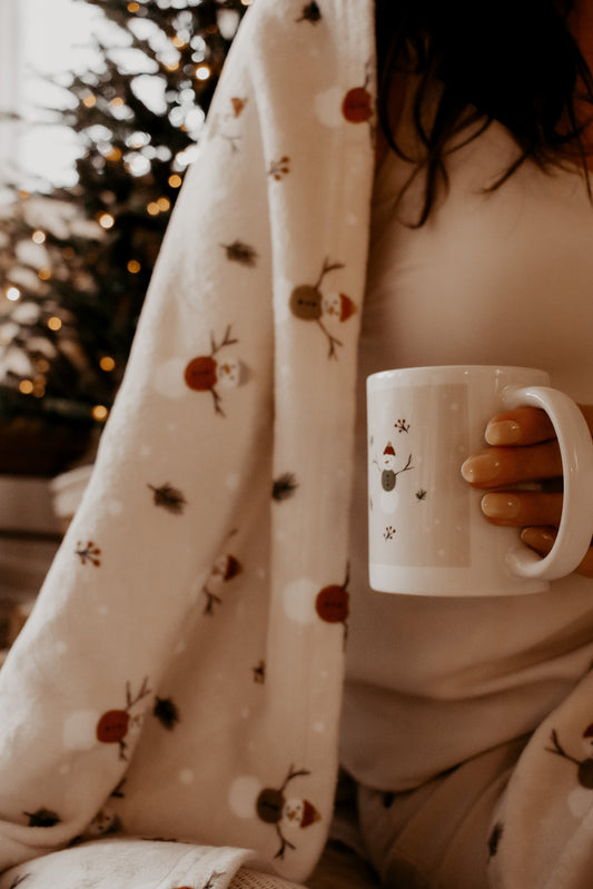 Tasse en céramique-Bonhommes hiver