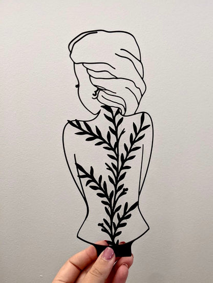 3D Illustration - Tattoo Lady by Natasha Prévost