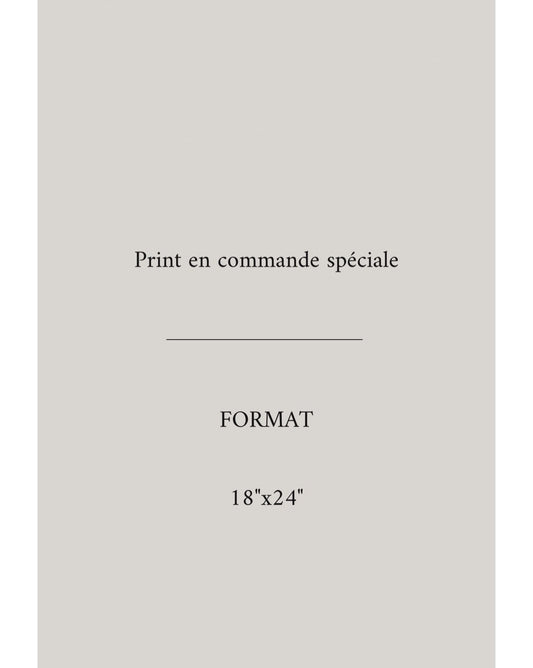 PRINT en Commande spéciale-18"x24"