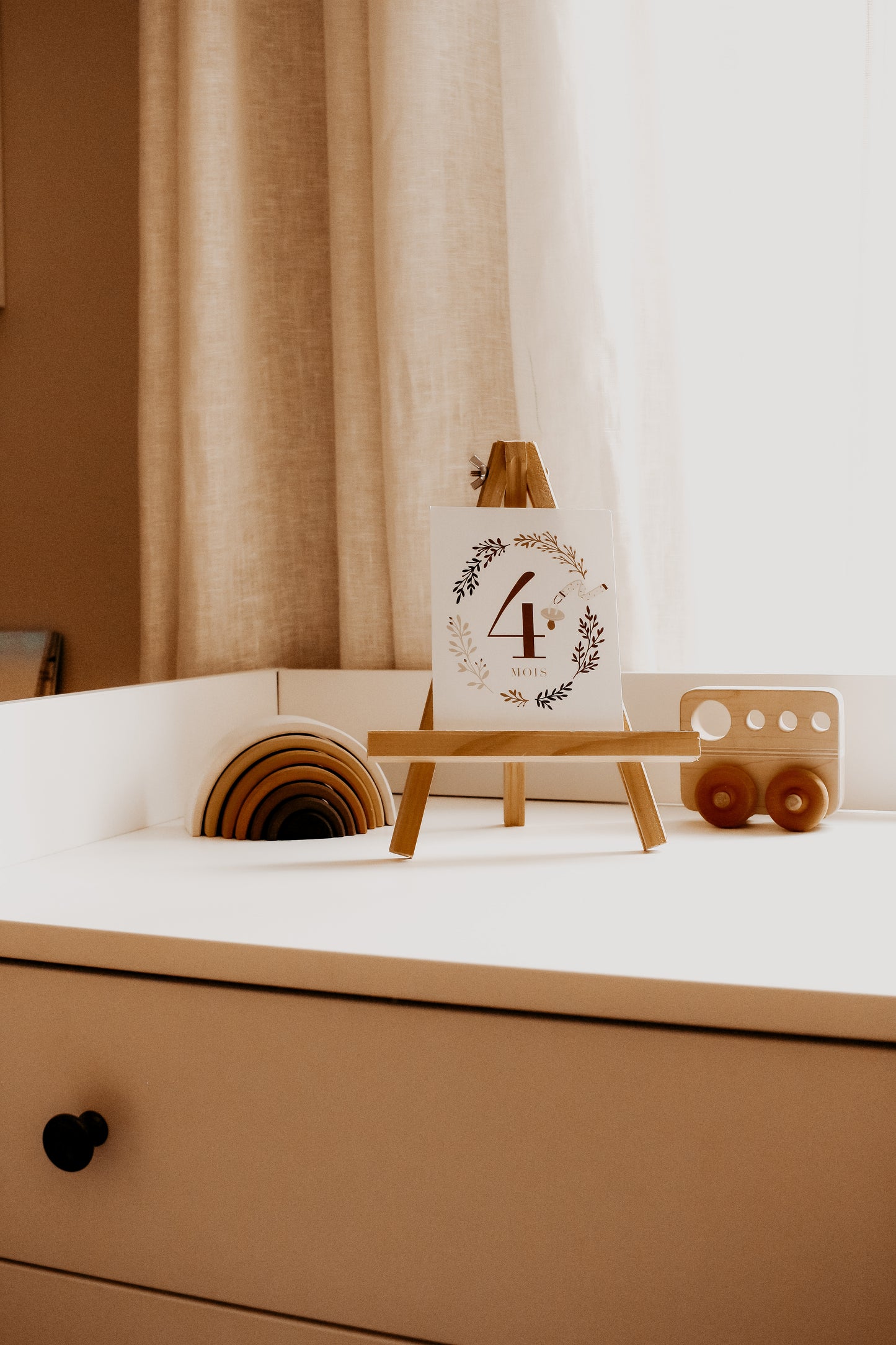 Baby's 12 Months Cards Set - 16 Cards - Unisex by Natasha Prévost