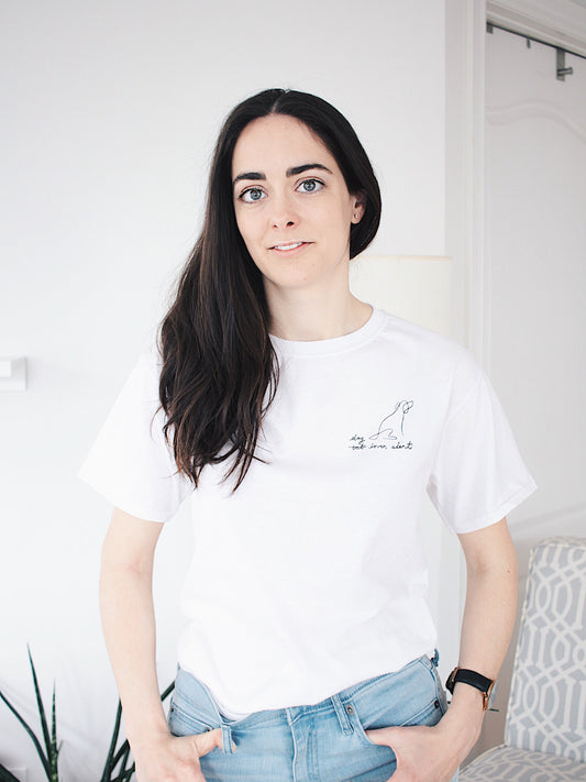 T-Shirt-Oneline-Dog Lover Alert