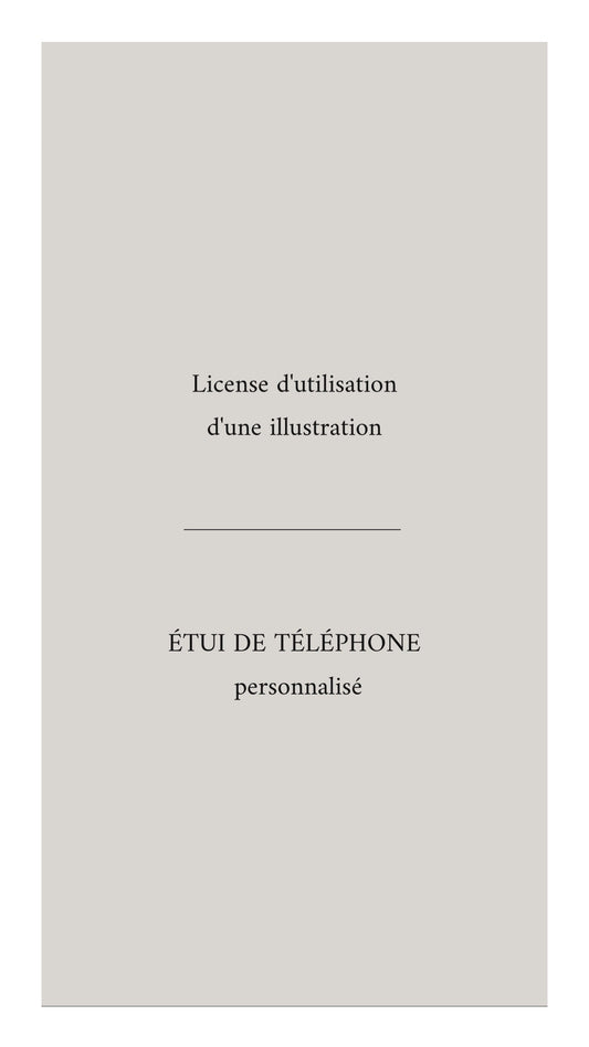 LICENSE-illustration ÉTUI TÉLÉPHONE