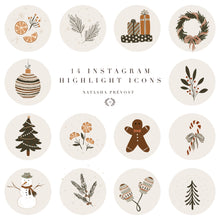 Instagram Highlight Icons-14 illustrations-Holiday Theme