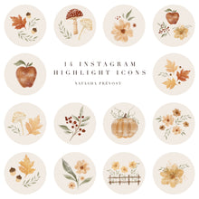 Instagram Highlight Icons-14 illustrations-Fall mood