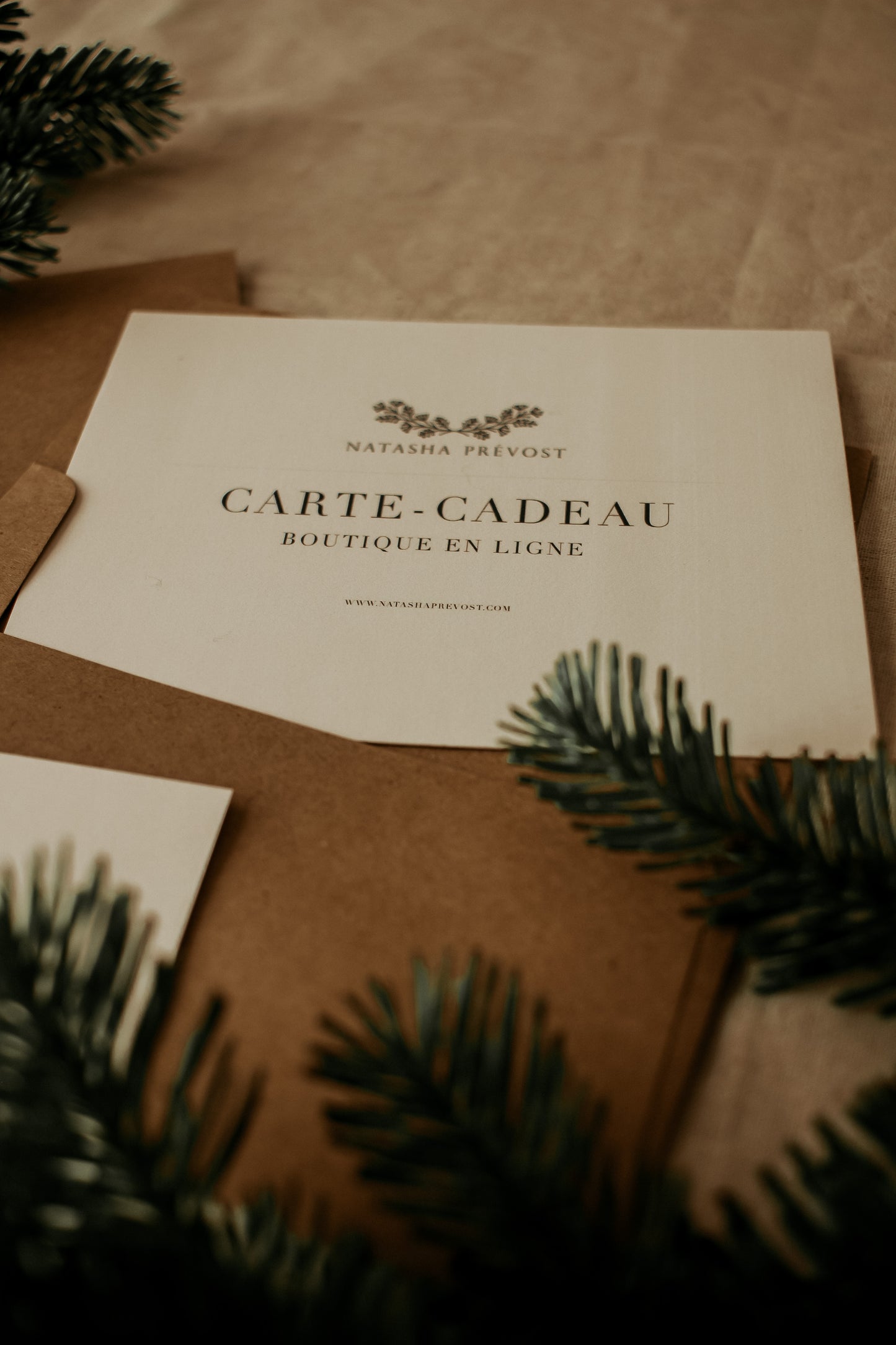 Physical Gift Card - Natasha Prévost Online Store