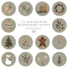 Instagram Highlight Icons-14 illustrations-Holiday Theme
