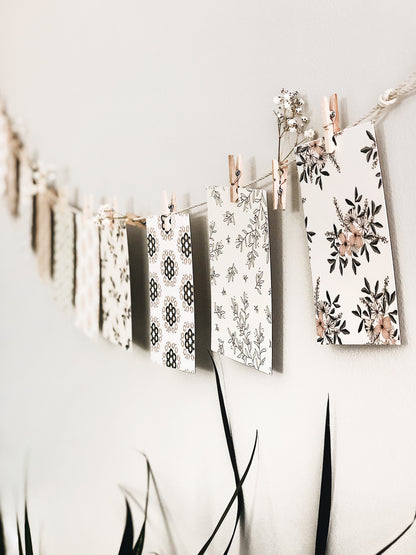 DIY Decorative Clothesline-Flowers & Patterns-6