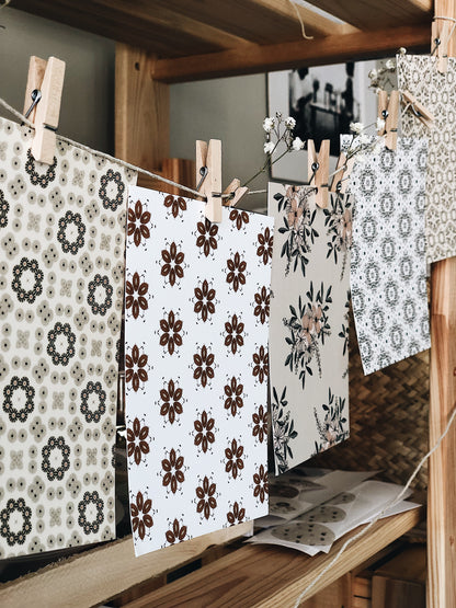 DIY Decorative Clothesline-Flowers & Patterns-2