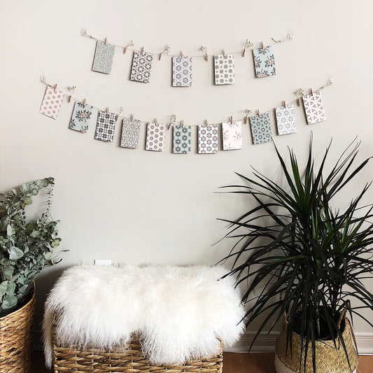 DIY Decorative Clothesline-Flowers & Patterns-4