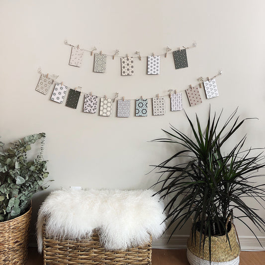 DIY Decorative Clothesline-Flowers & Patterns-7